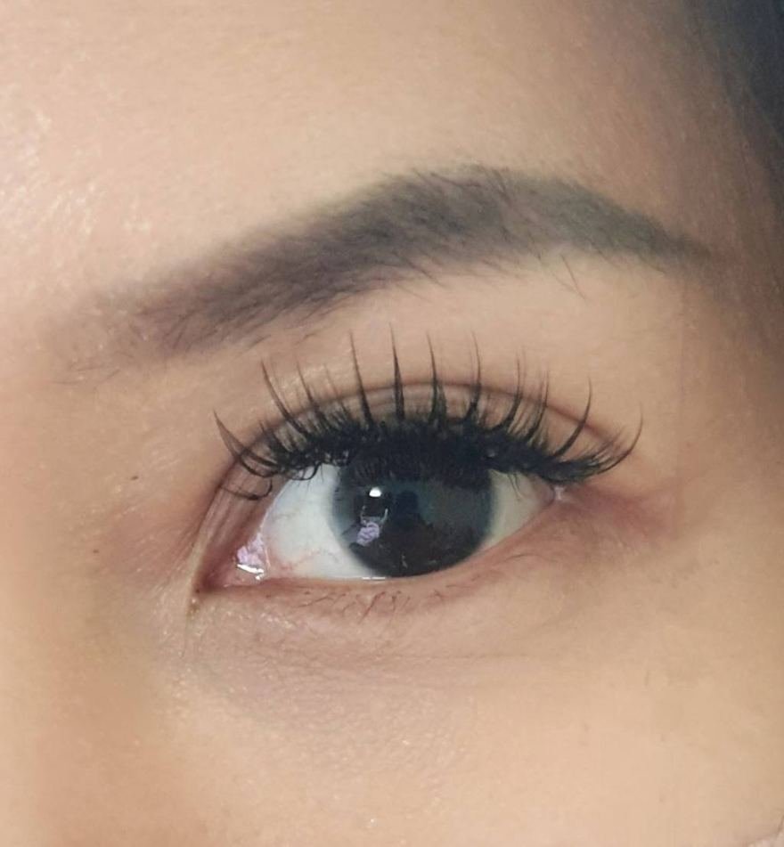 Wispy lash extensions, client result 4 at Léora Lash Studio Bangkok